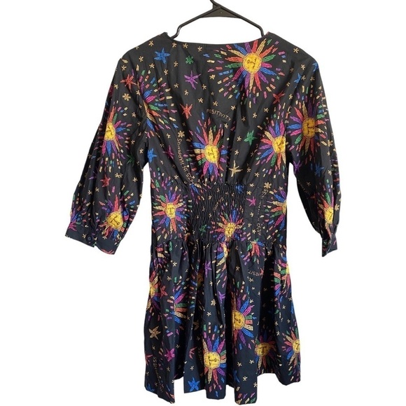 NWT Farm Rio Rainbow Suns Organic Cotton Mini Dress - Picture 3 of 10